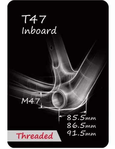 Token trapas TF47 47/86.5/24 mm (TF47 inboard Shimano)