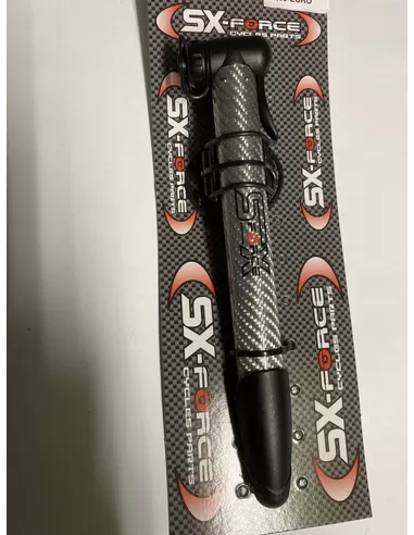 SX-Force mini pomp basic zilver carbon