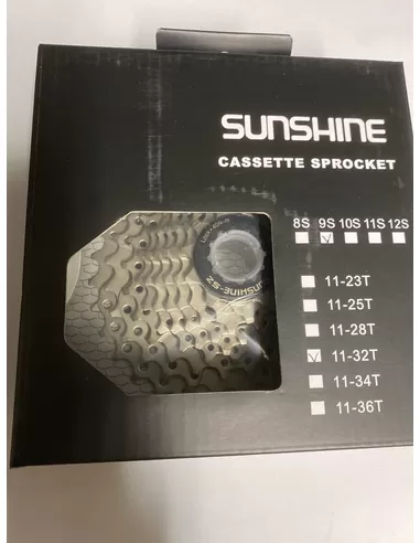 Sunshine Cassette 9 speed 11-28