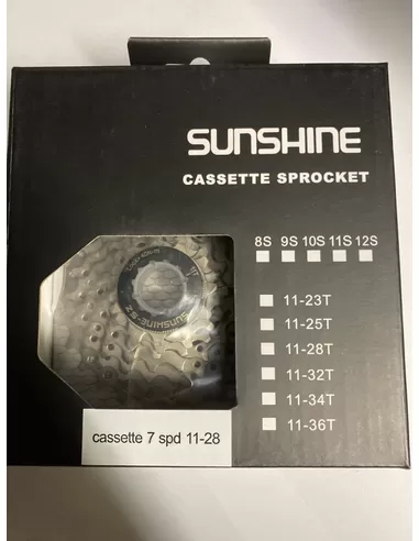 Sunshine Cassette 7 speed 11-28