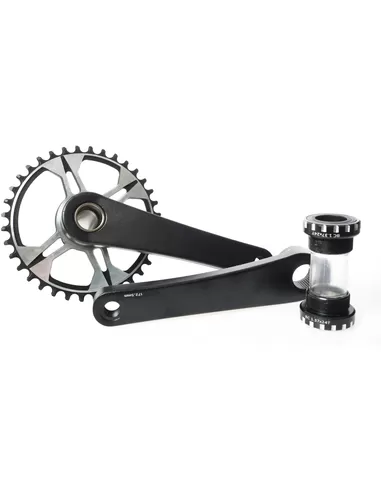 SX-Force crankset MTB/Gravel single 42T + BSA BB