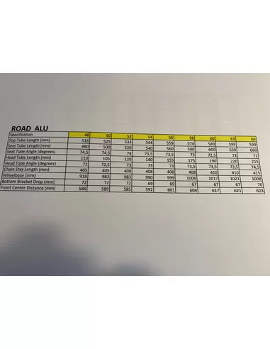 U. Scanini race frame alu 352 brut (52)